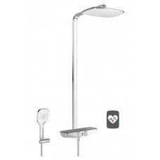 Emotion coloana de dus antracit cu termostat Wellfit sistem - Hansa
